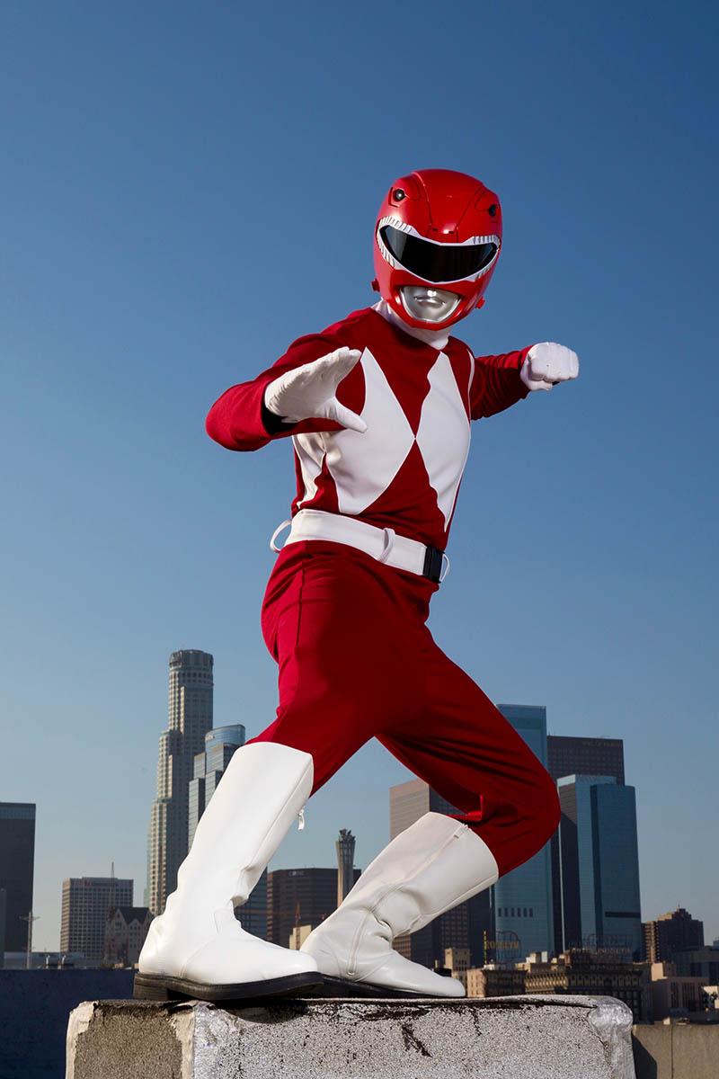 Superhero power ranger party character for kids in jacksonville