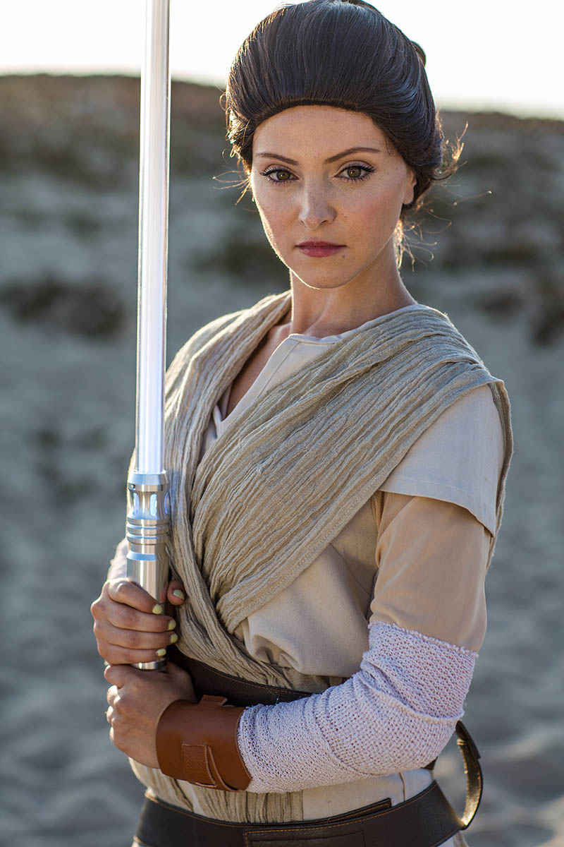rey from star wars party character for hire